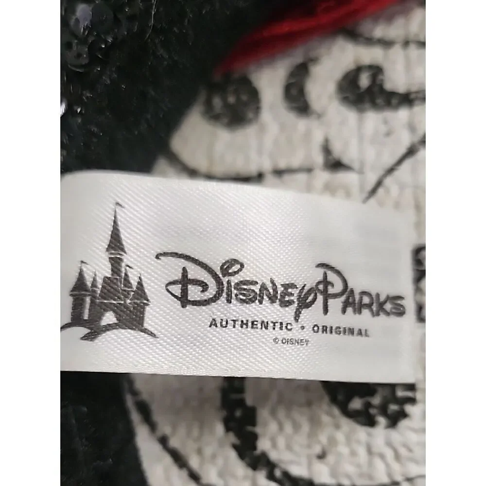 Disney Parks Black and Red Sequin Ear Headband